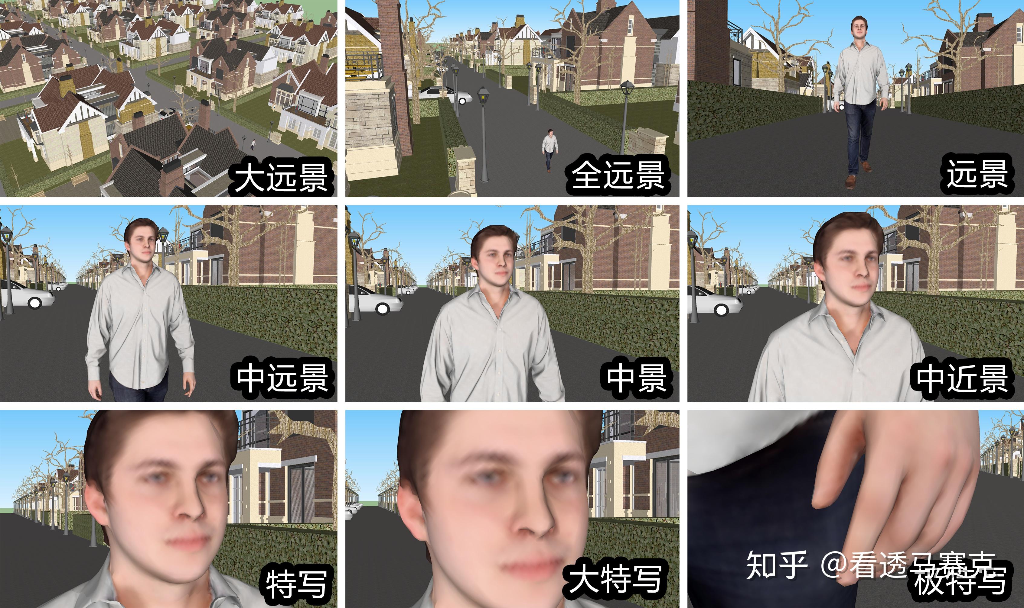 马赛克电影镜头设计001景别