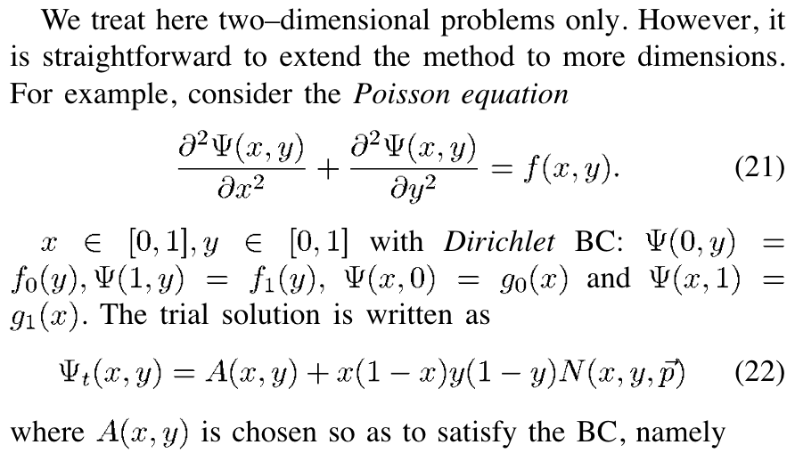 Physics informed neural networks pinns 