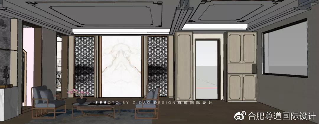 尊道 新作 | 合肥『合作经济广场』新中式装修设计,打造最贵学区房! - 知乎