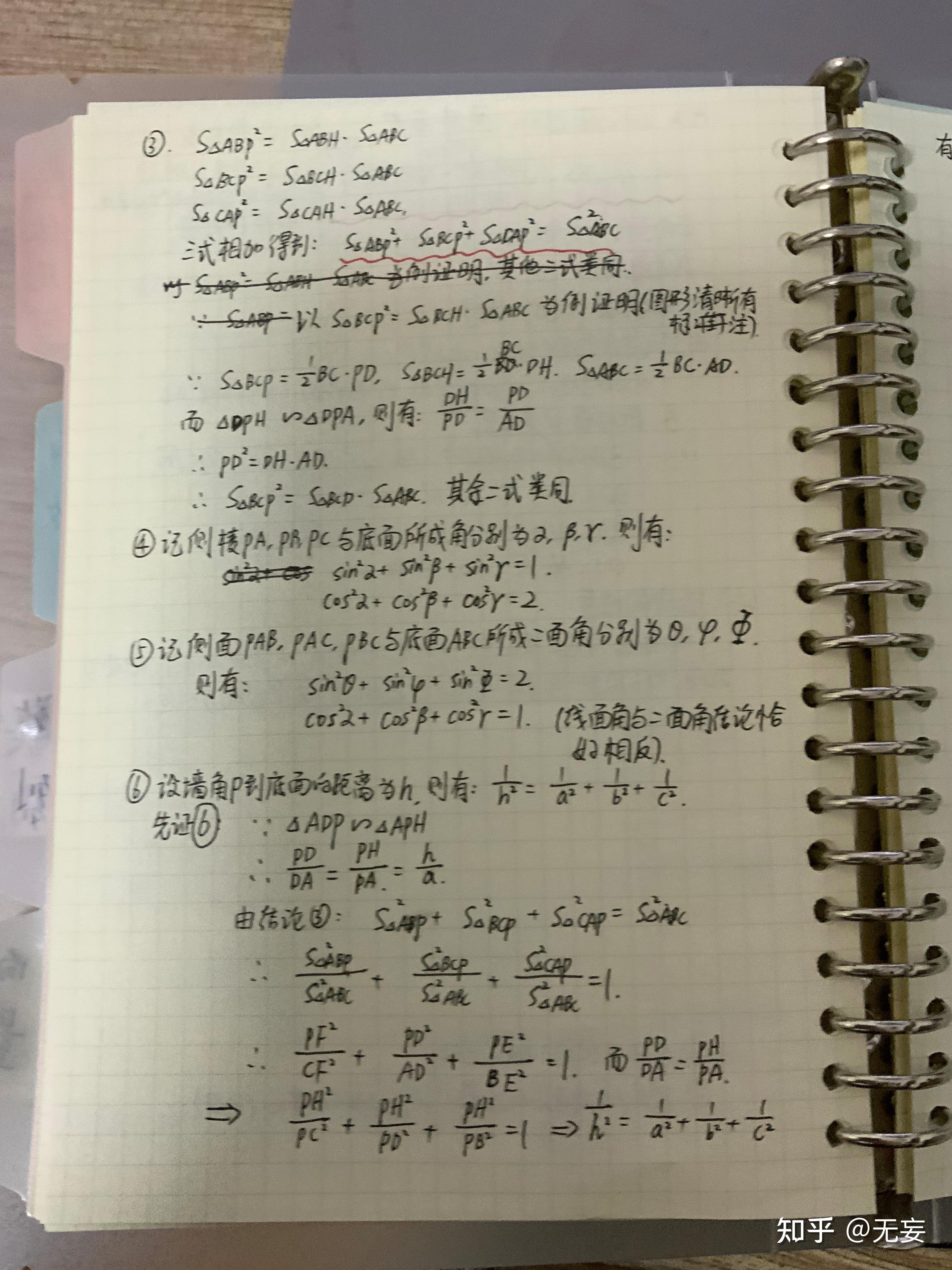 高考数学笔记立体几何篇