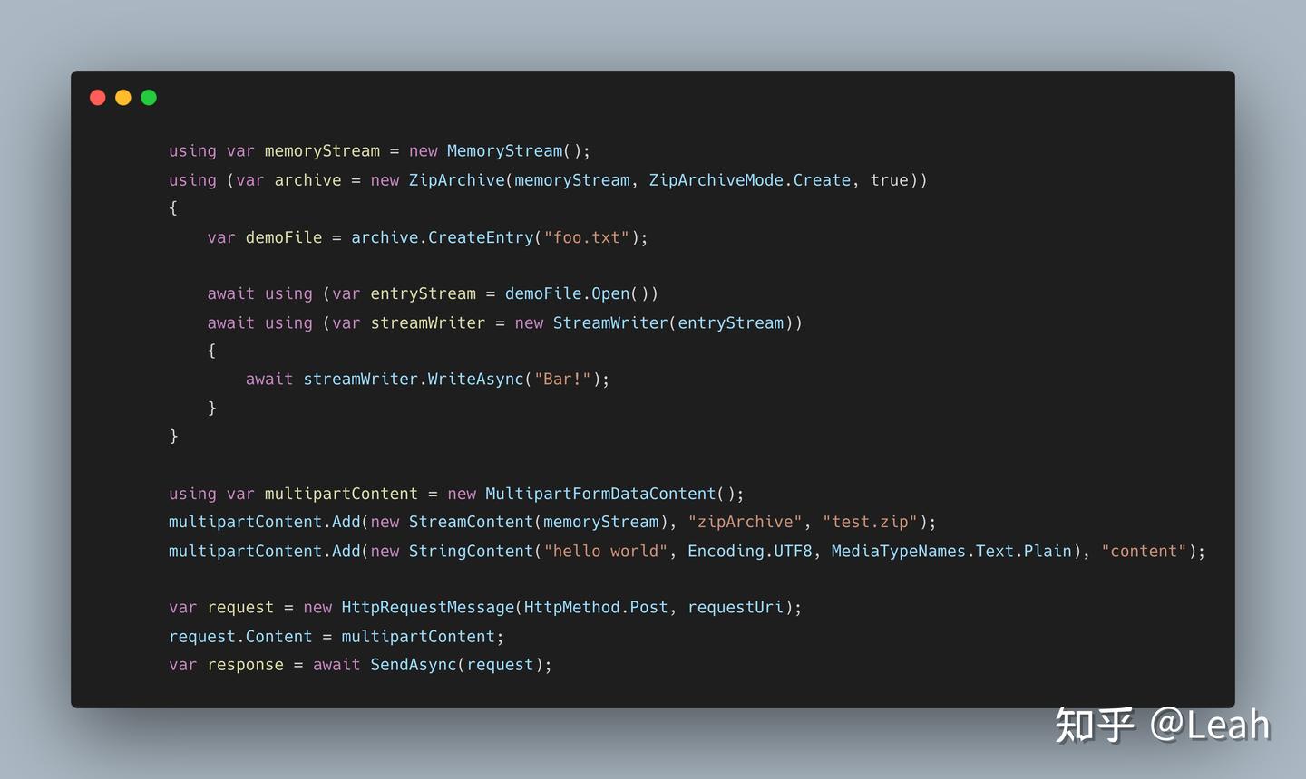  net core webapi multipartformdatacontent 