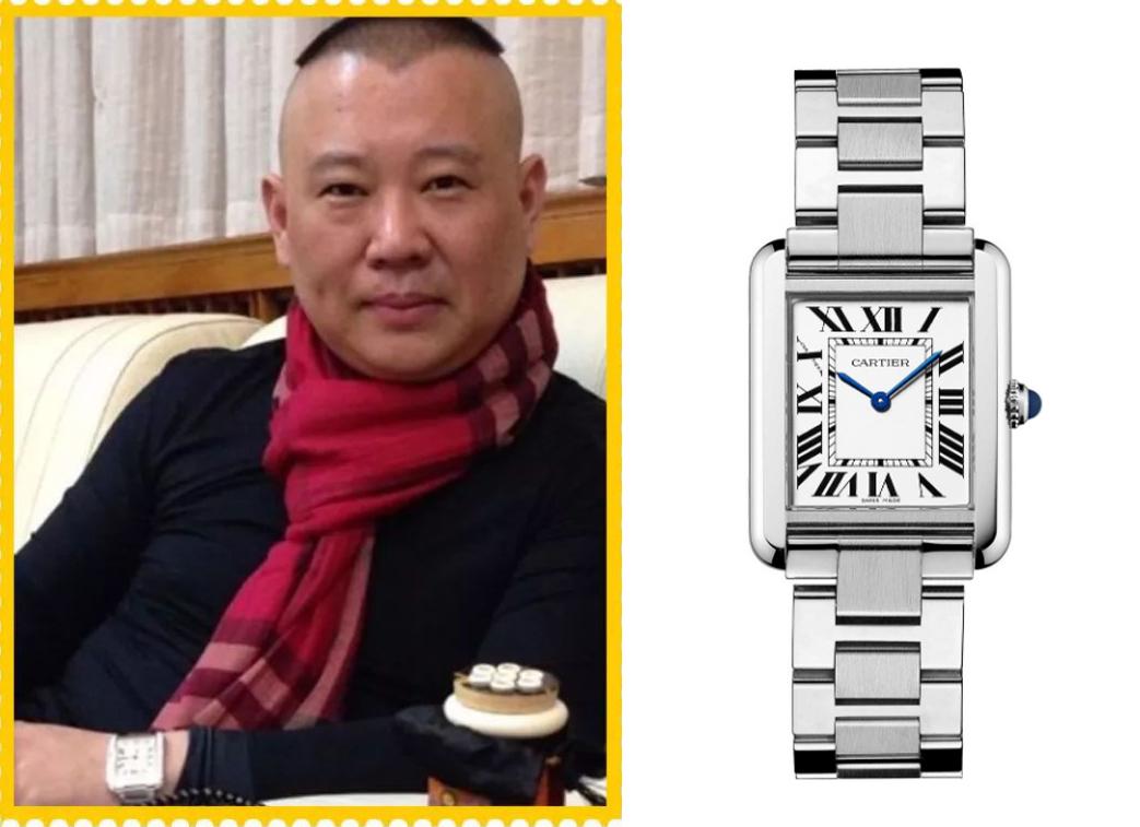 揭匾的正是郭德纲和老搭档于谦,说起郭德纲,不得不提的就是他的手表