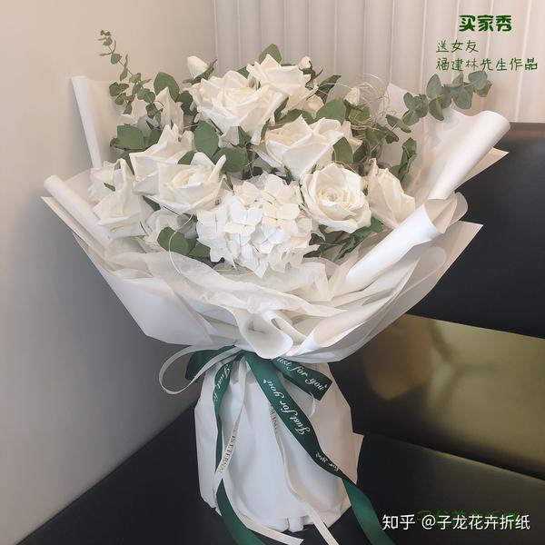 买家秀玫瑰花束折纸 知乎