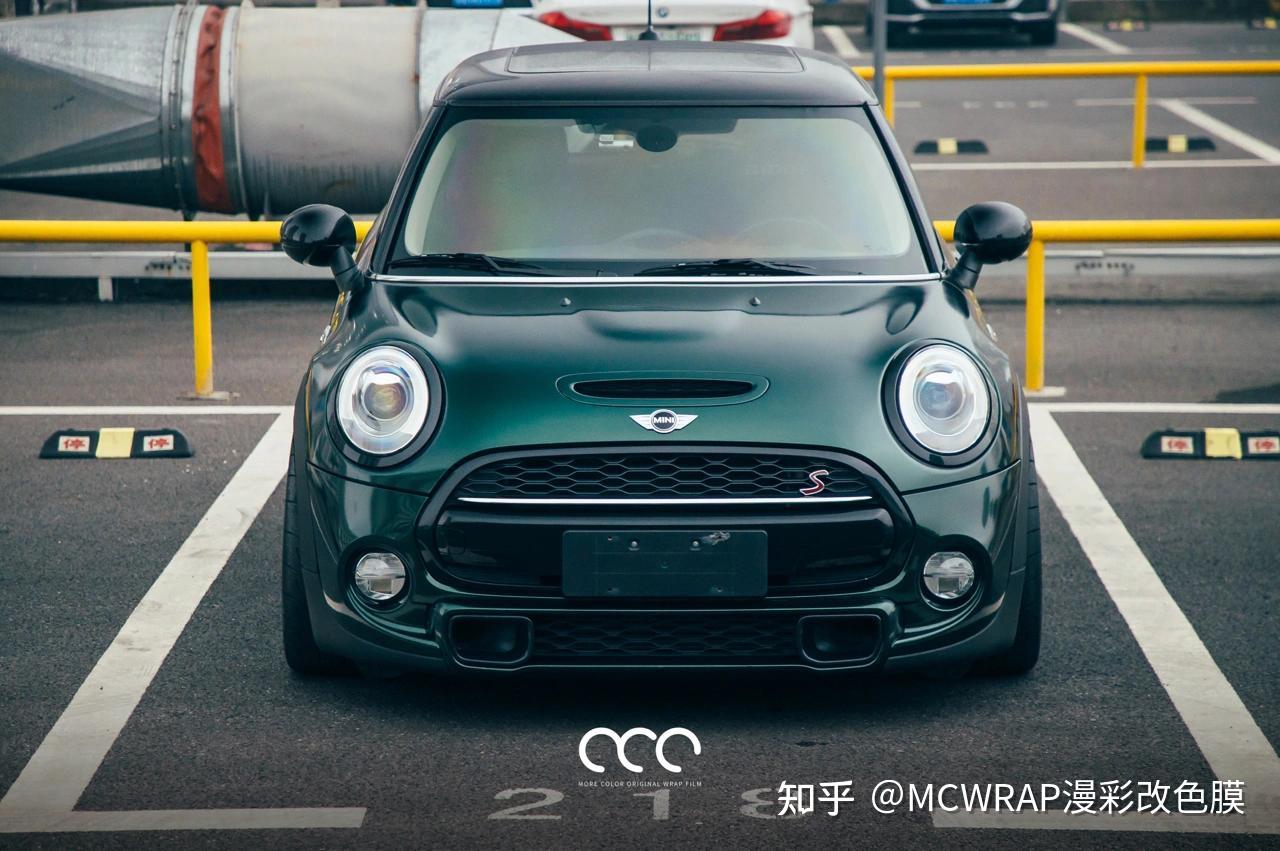 宝马mini漫彩改色膜英伦绿,天生的英伦范儿 - 知乎