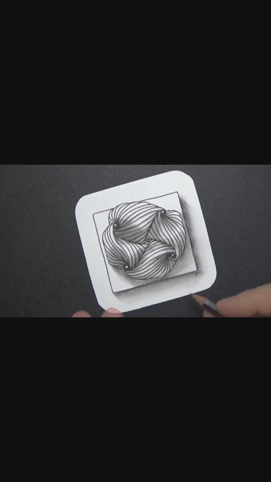 教你绘制3个三维图形～视觉错觉效果!