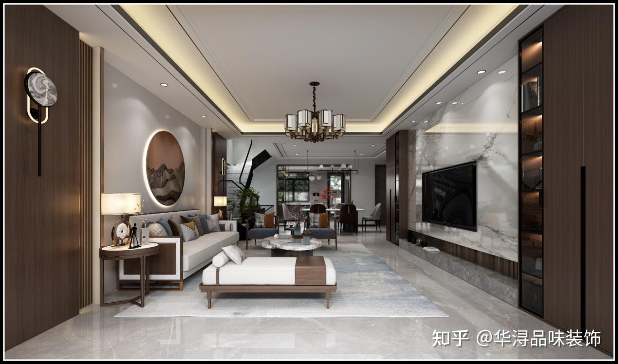 300㎡复式新中式设计,打造飘渺于尘世间的恬淡静谧 - 知乎