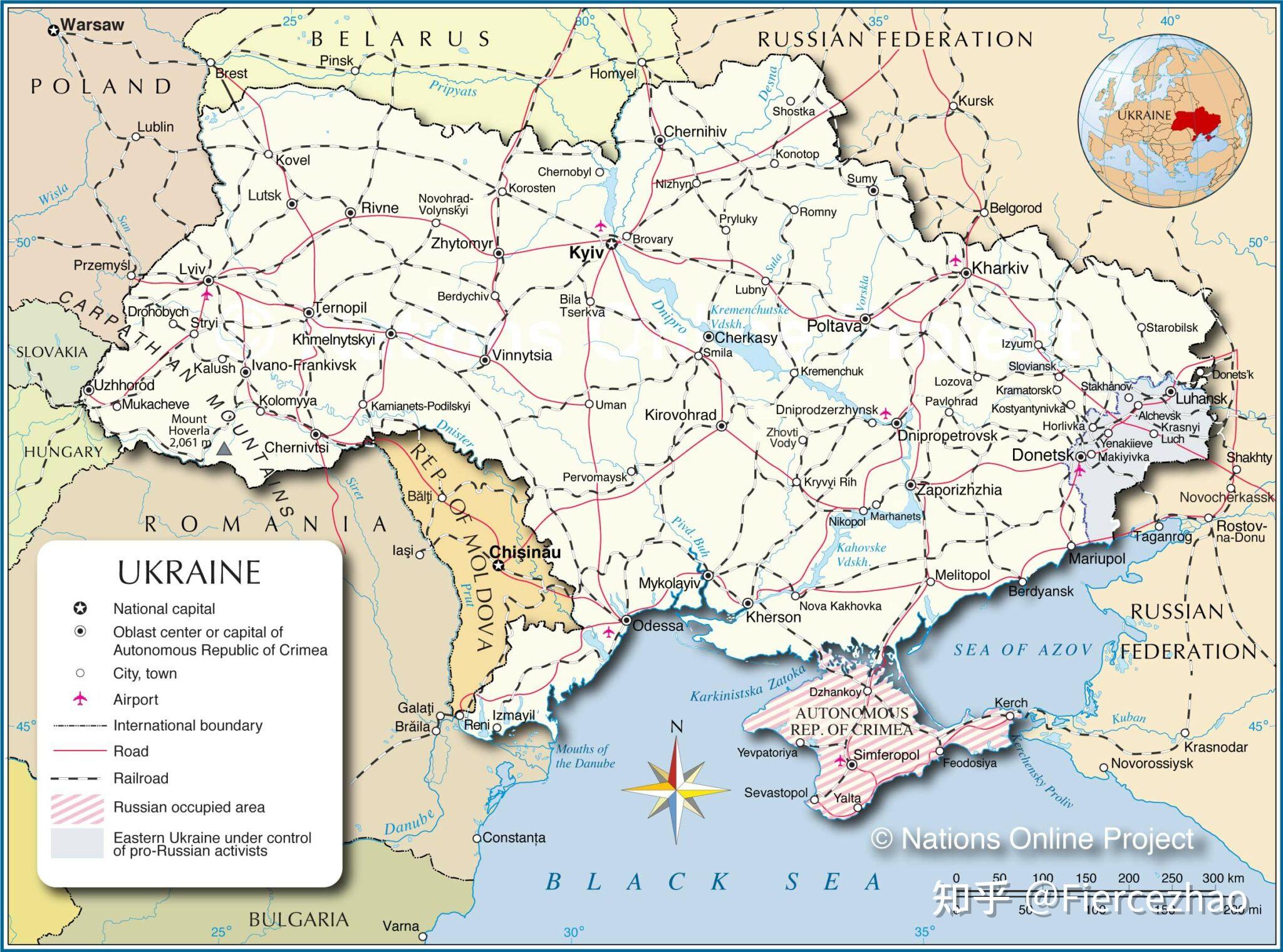 乌克兰总督辖区地图图片