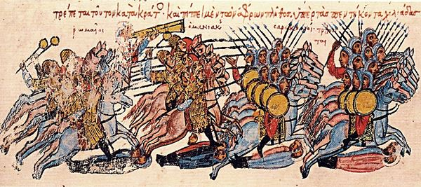 1038年乔治·马尼亚克斯被米海尔四世调到意大利准备进攻西西里