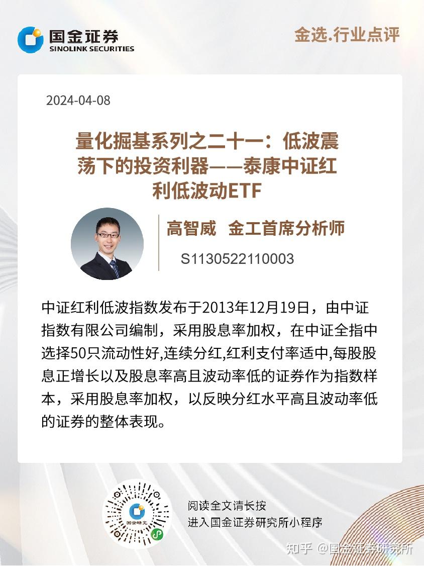 金融工程高智威量化掘基系列之二十一低波震荡下的投资利器