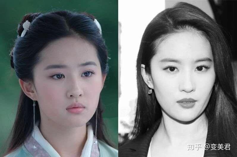 刘亦菲仙女发腮颜值急剧下降简答聊一聊这个中年发腮现象