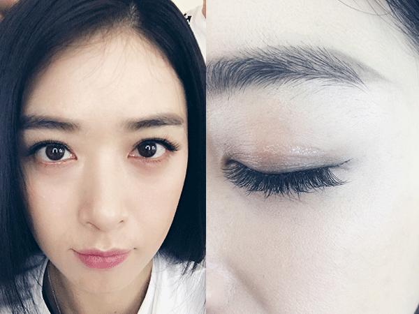 蒋欣贴双眼皮贴出专业水平!各脸型女星的最全教程在此