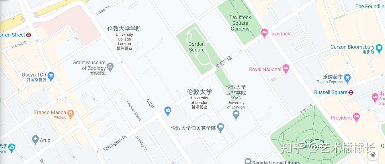 伦敦大学学院平面图图片