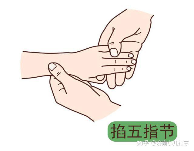 中医儿科杨晓掐揉五指节安神定惊可化痰还有利于小儿智力发育