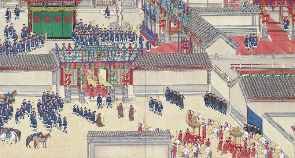 皇帝婚礼光绪大婚典礼全图册故宫珍藏赏析