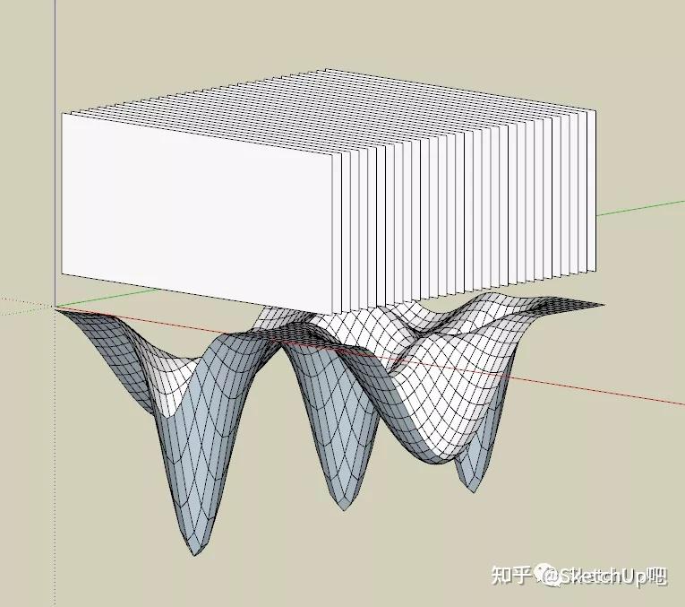 su怎么建弧形渐变吊顶