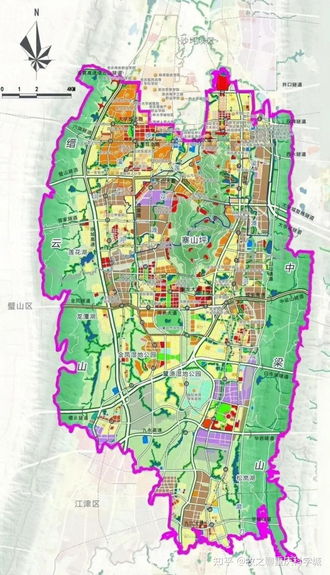 重庆大学城西永地图图片