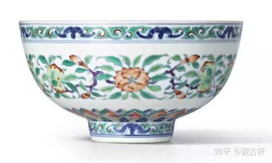 磁器 清代 雍正年制 斗彩 三多紋水洗 唐磁 古陶磁器