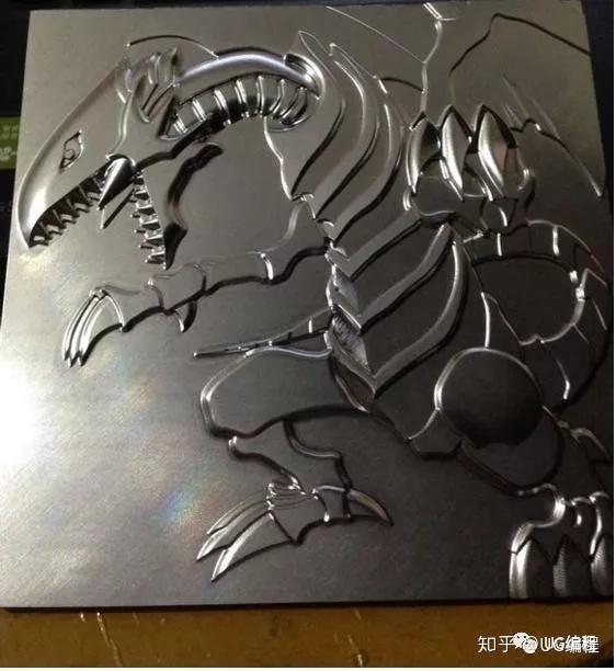 ug绘图雕刻青眼白龙浮雕