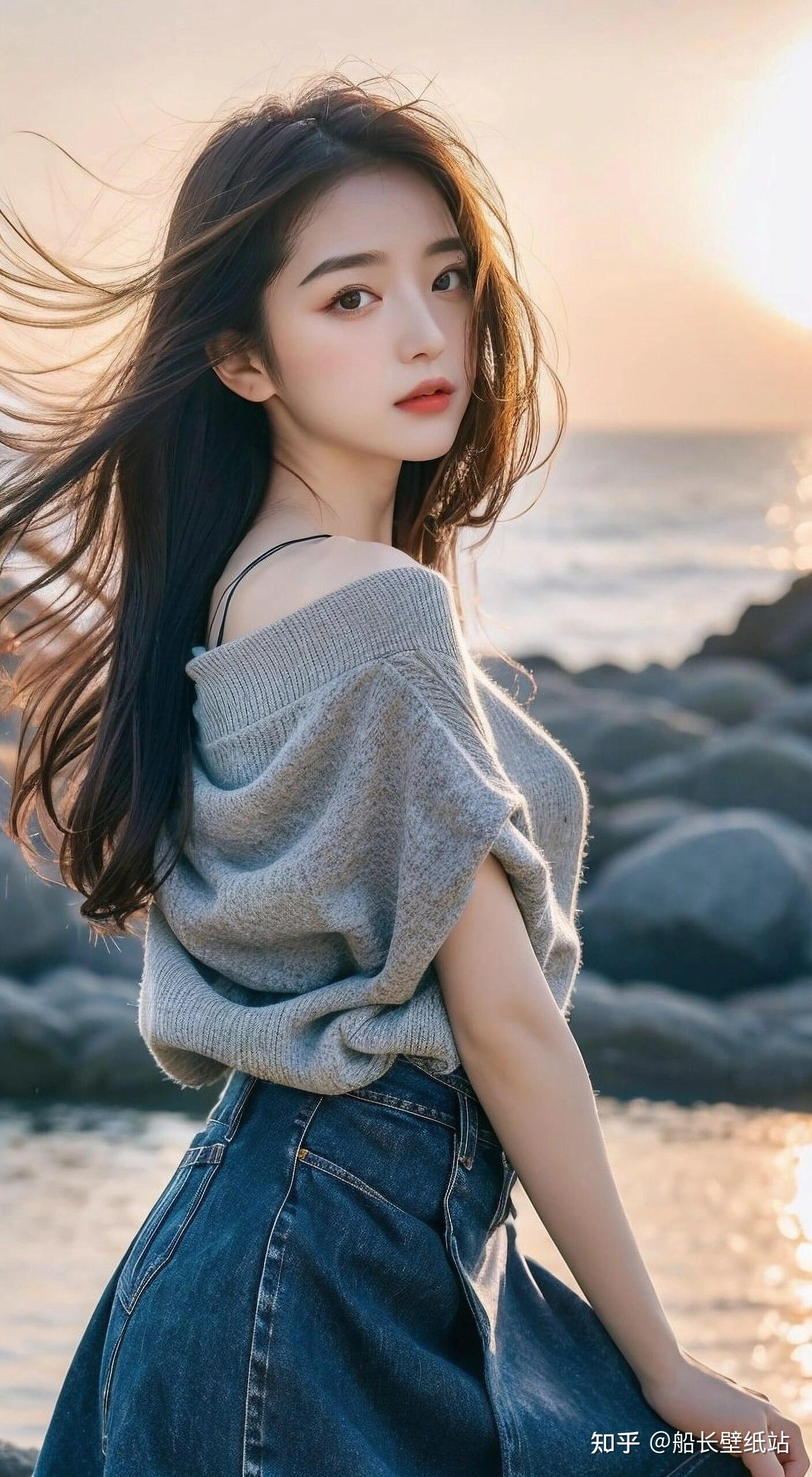 全屏美女壁纸高级感 - 知乎