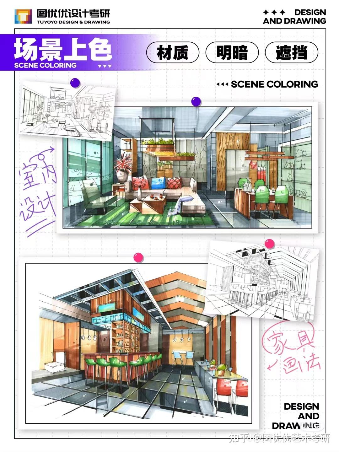 天津美术学院环艺考研：一分钟学会家具画法 - 知乎