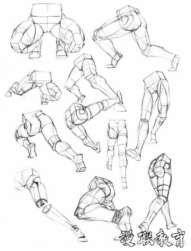 教程人体绘画基础part02认识肌肉