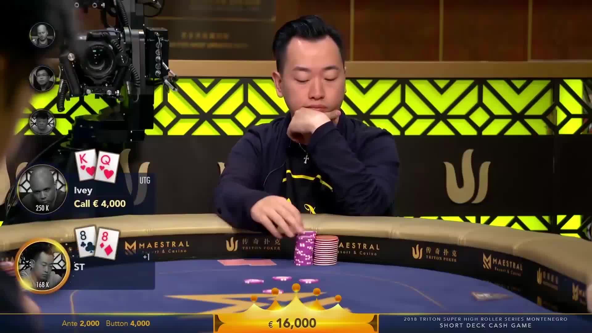 德州扑克 两万一千英镑盲注,来看看中国上限最高的牌手谭轩