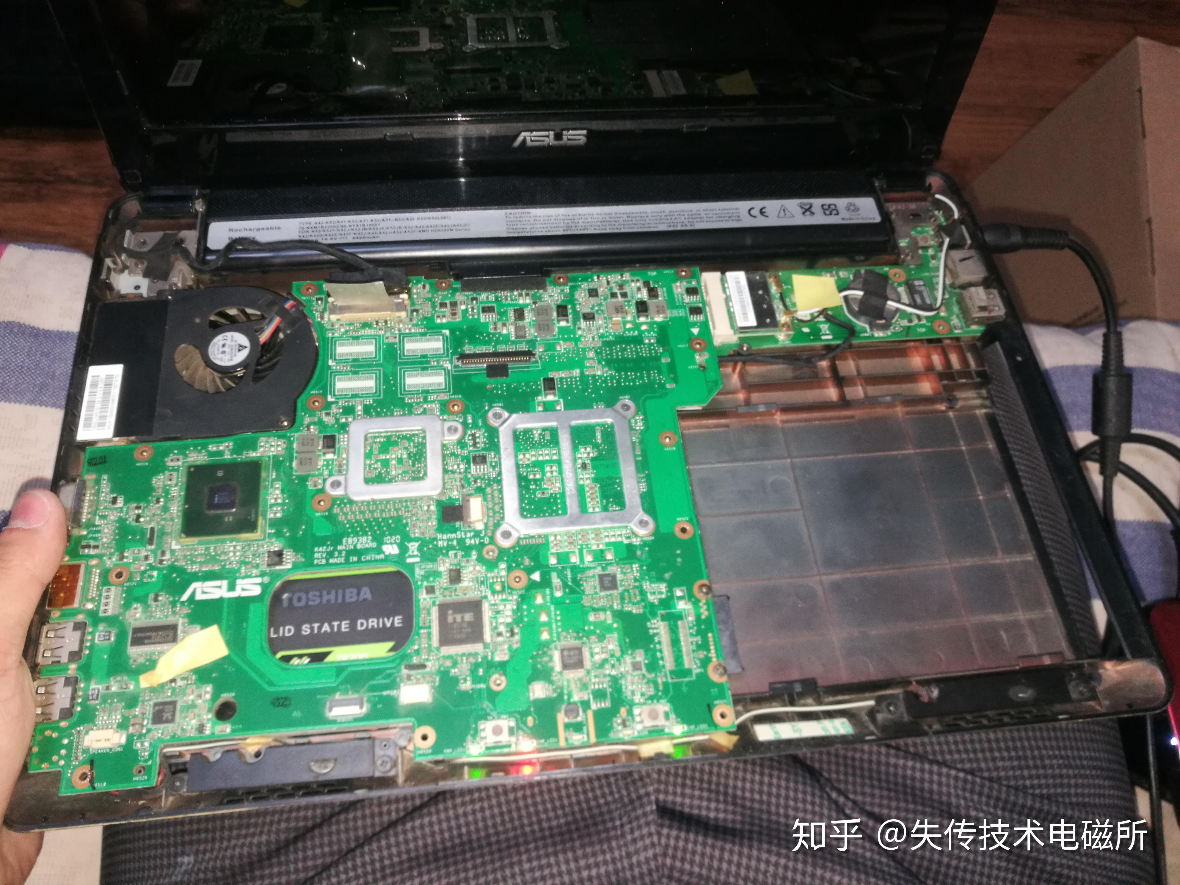 华硕k42j拆机清灰换cpui5换i3