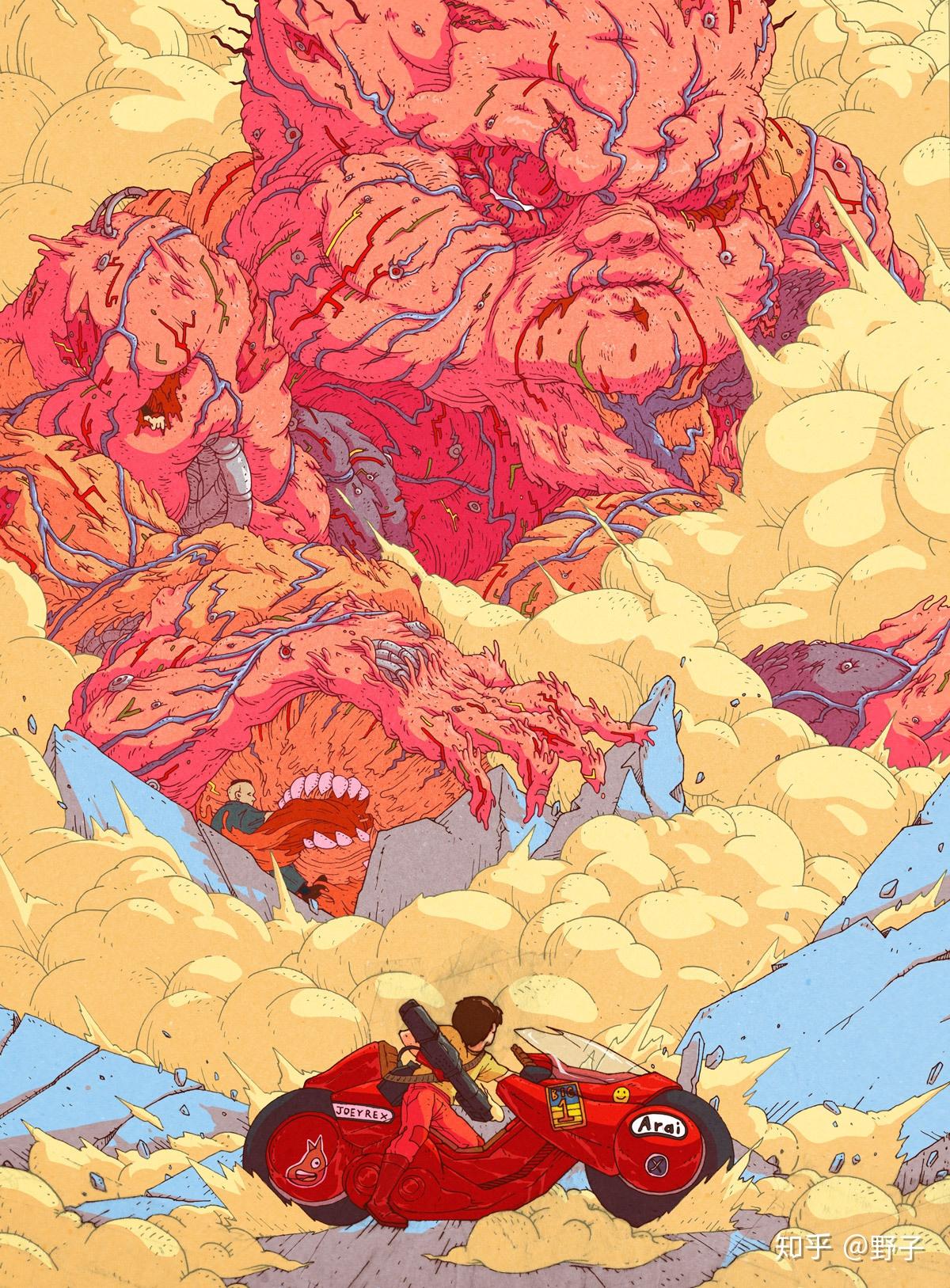 "阿基拉"同时也是部泛神论的漫画/动画作品,充斥着大友克洋对精神哲学