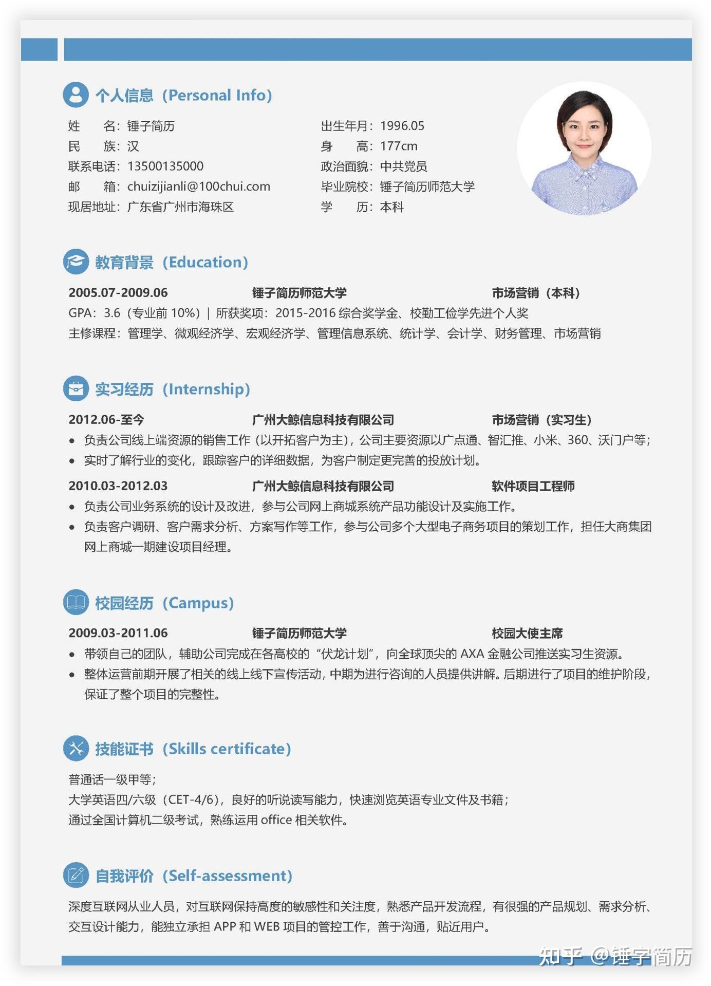 求职简历模板精美(求职简历模板精美图片)