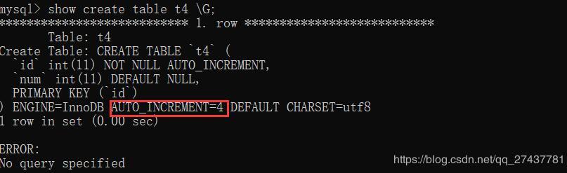 python mysql自增字段AUTO_INCREMENT值的修改方式 python mysql自增字段AUTO_INCREMENT值的修改方式