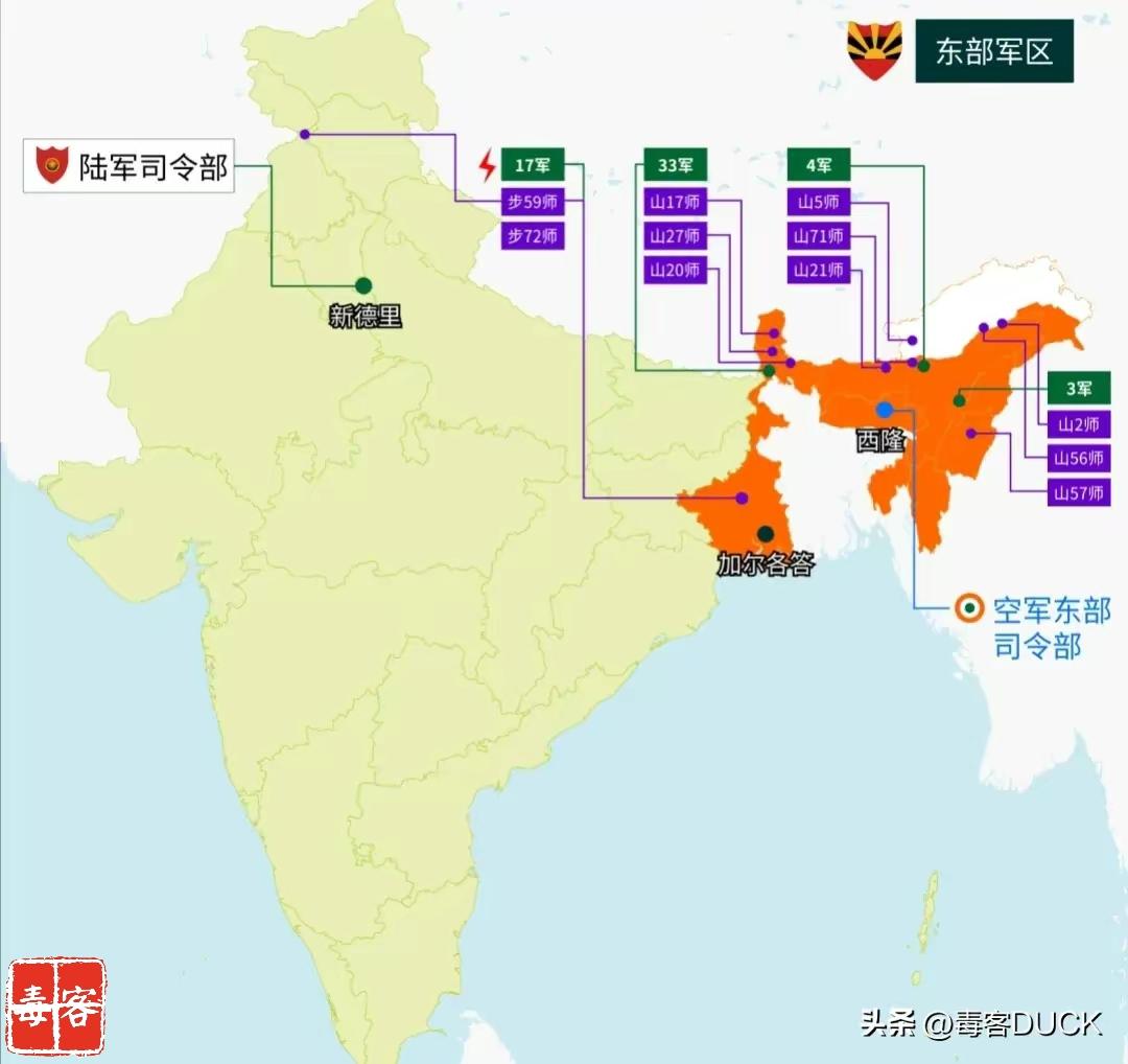 "龙象之争":印度再次增兵边境,中印边境印度部署了多少军力?