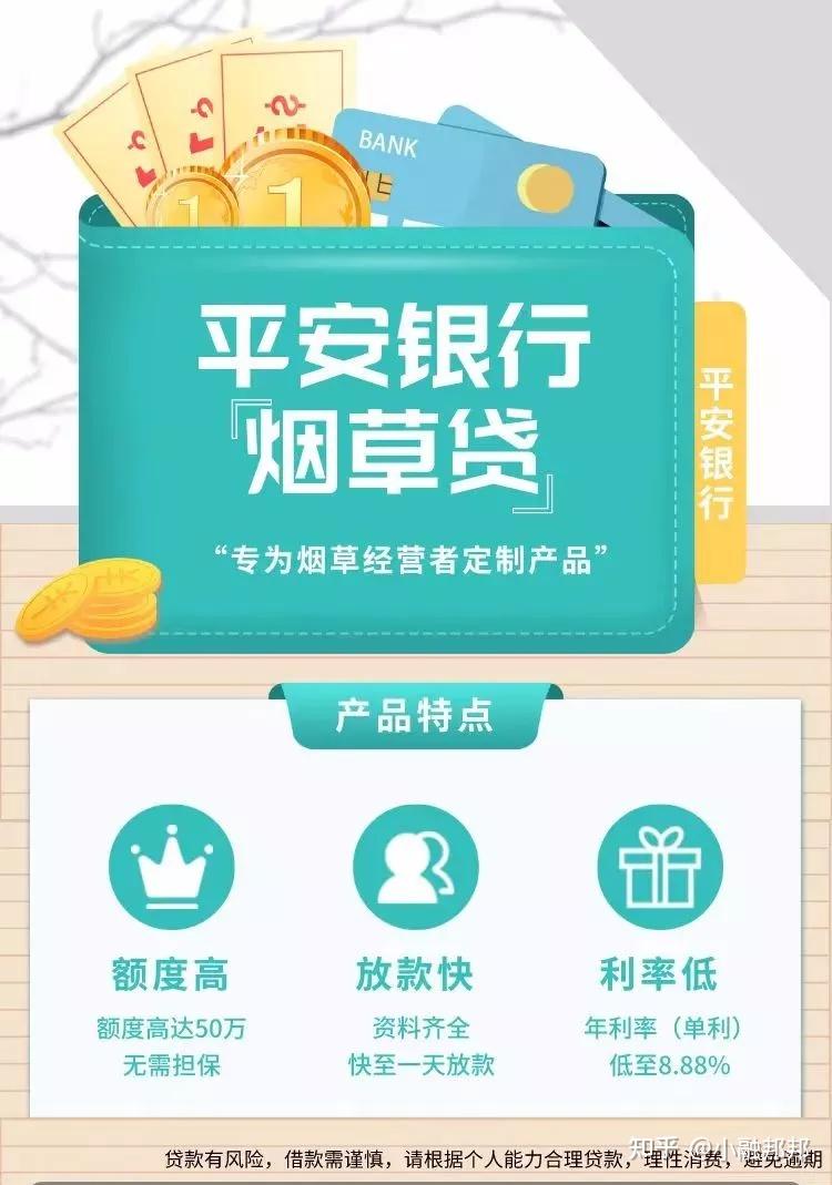 烟草贷额度最高50万按订烟额58倍出额
