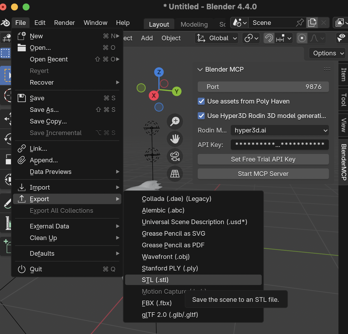 Claude+MCP+Blender+3D打印机，轻松实现AI赛博捏泥人 - 知乎