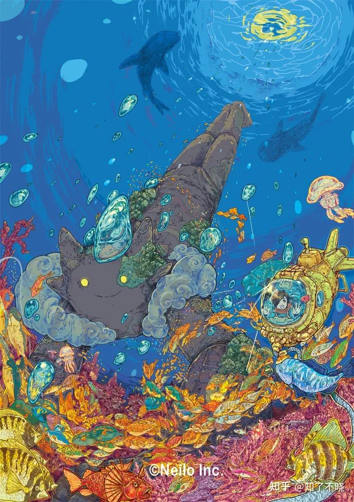 画画太难我想抄但他的插画复杂到你懒得抄