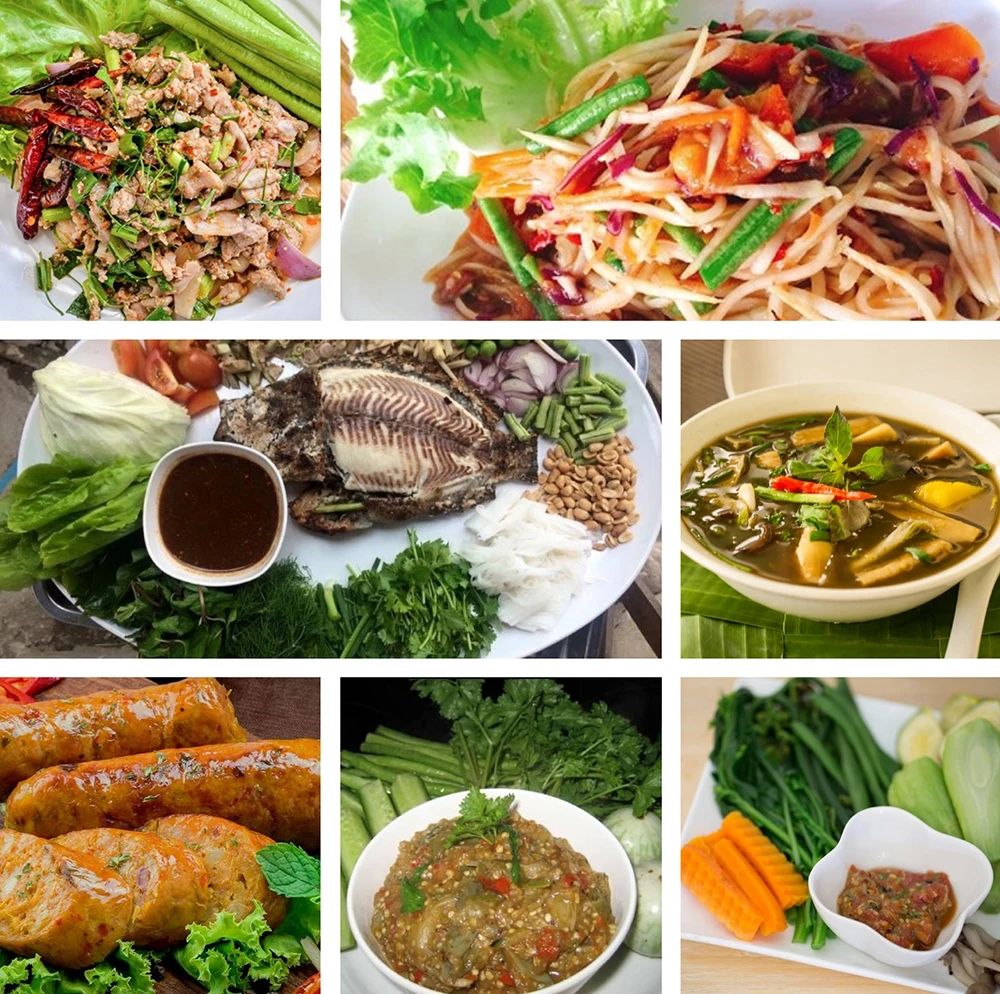 老挝食物拥有非常特色的做法和味道,而且每个地区都有自己特色的菜品.