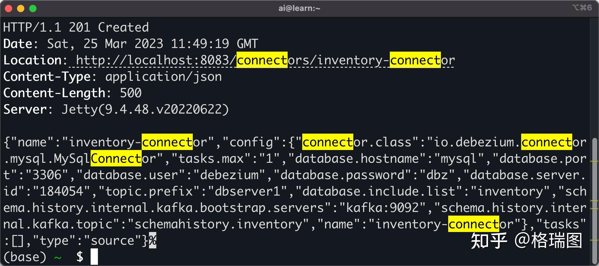 Debezium-0048-教程-03-部署 MySQL 连接器-02-注册连接器监控数据库 - 知乎