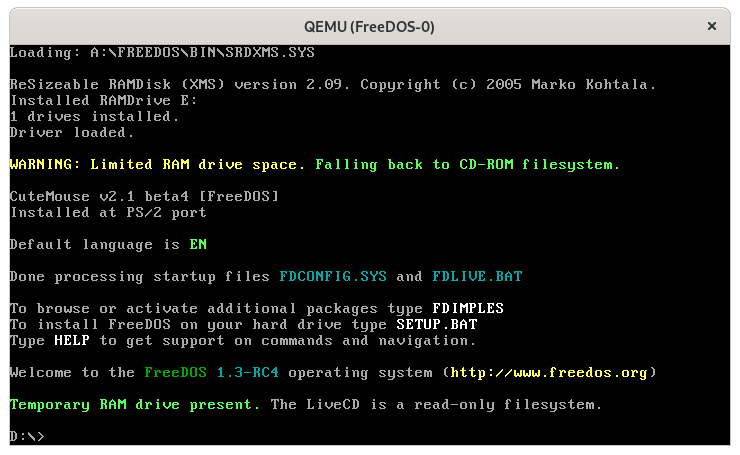 FreeDOS 入门 | Linux 中国 - 知乎