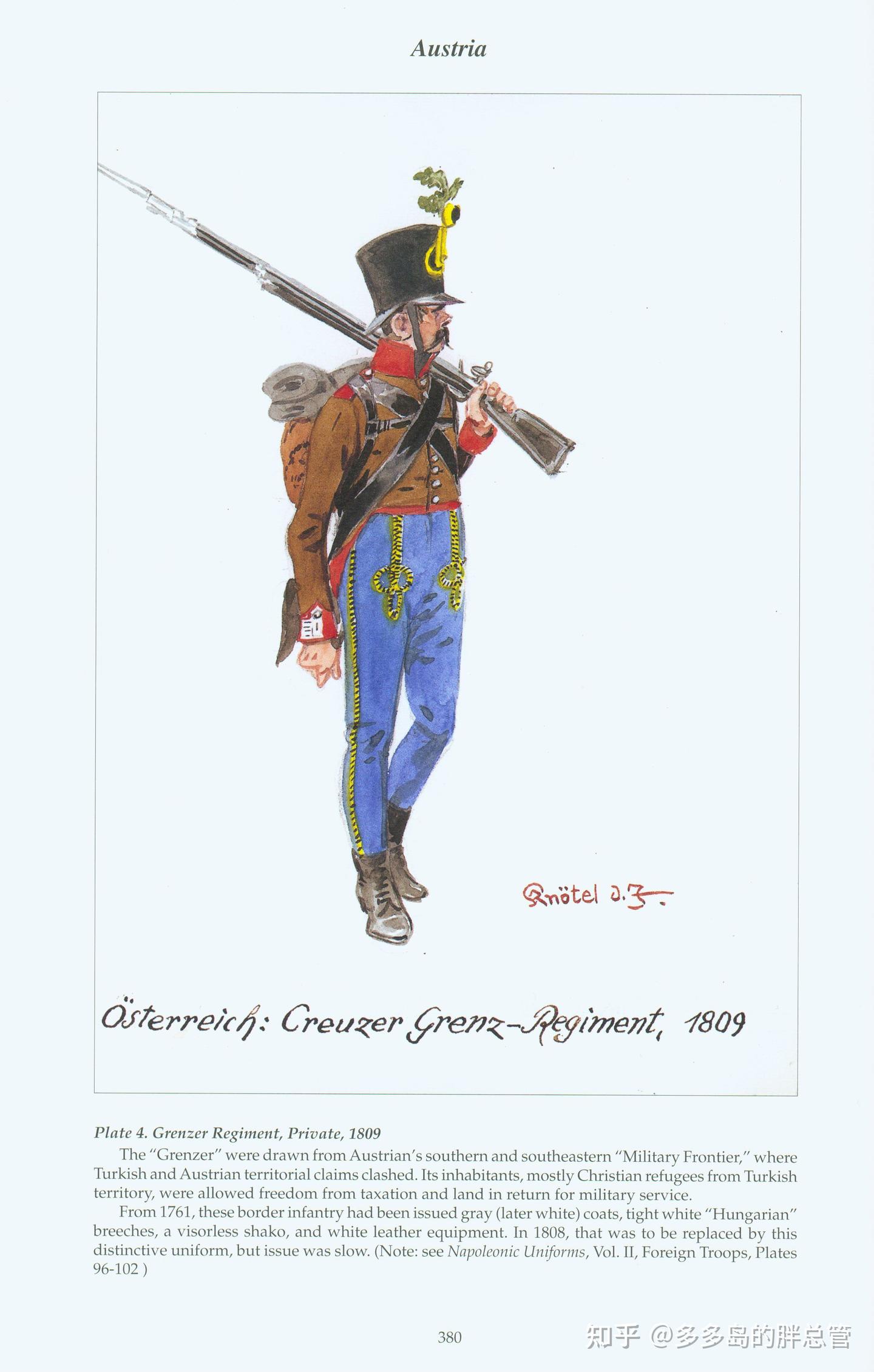拿破仑战争时期的奥地利步兵（六）边防步兵Grenzers —— 边境（轻装）卫士- 知乎