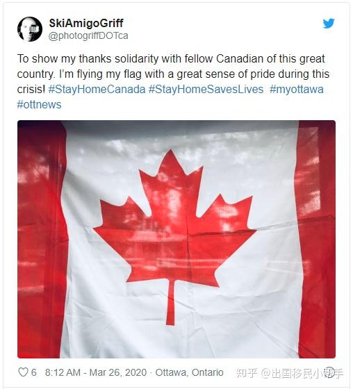 仍是暖心的加拿大宅家居民阳台全体鼓掌家门口都挂起国旗