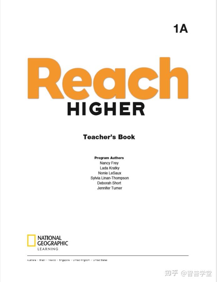 reachhigher美国主流小学教材reach国际版