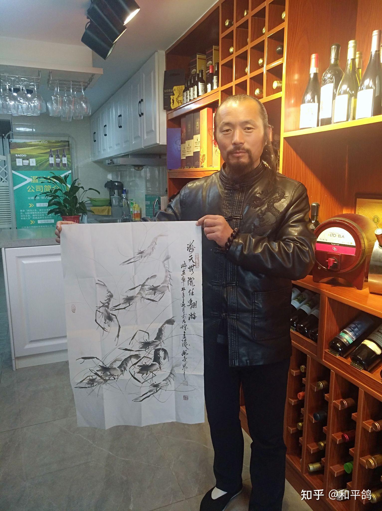 孙风子擅长画虾