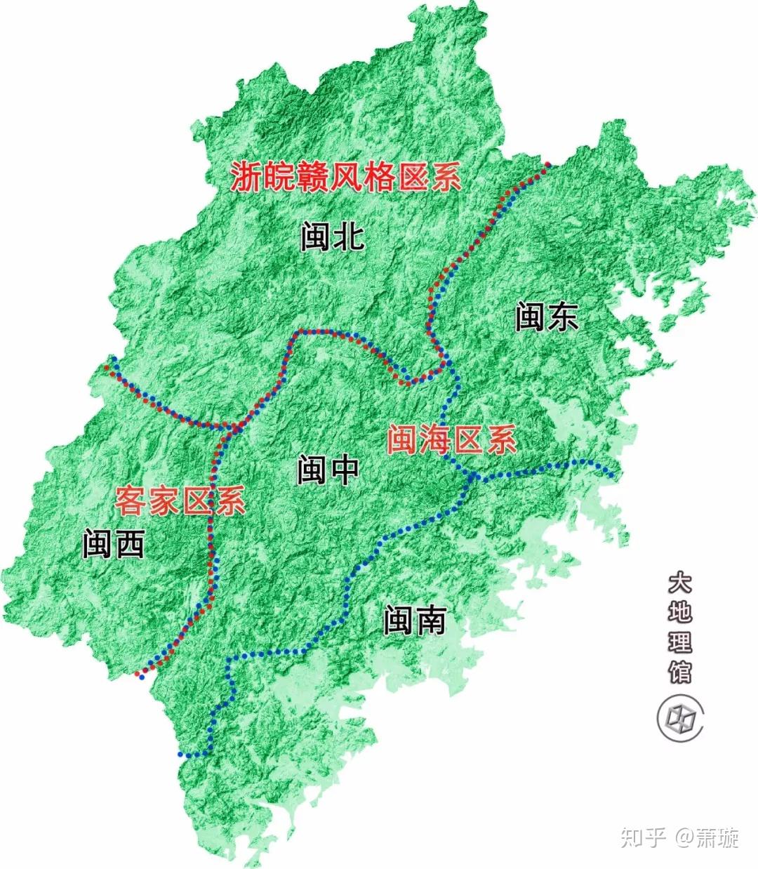 以地理空間,歷史傳統和民居性質綜合劃分,福建的房子可分為閩北,閩東