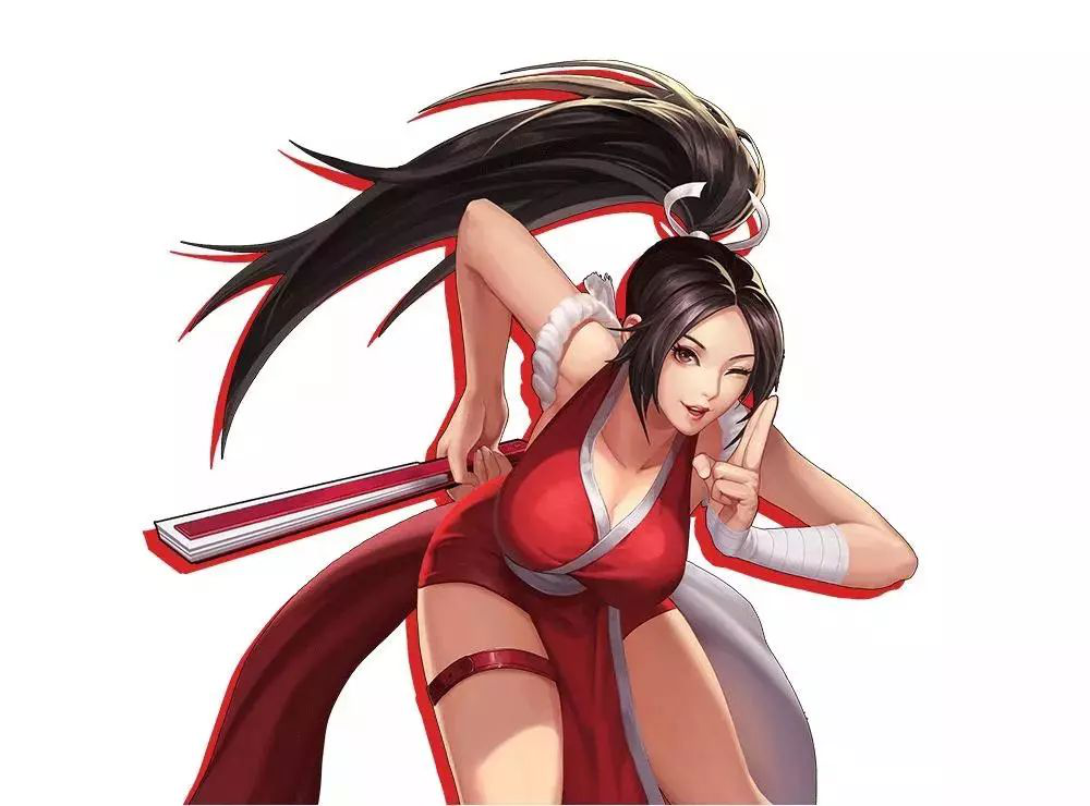 她就是不知火舞!身材和长相一绝的红衣女子是谁了吧?