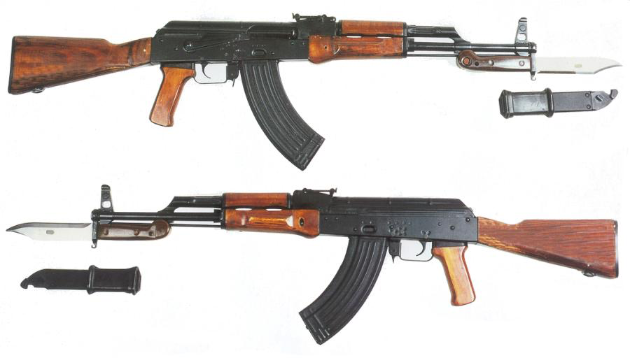 如何快速分辨AK47、AKM、56式冲锋枪与AK74 等？ - GetIt01
