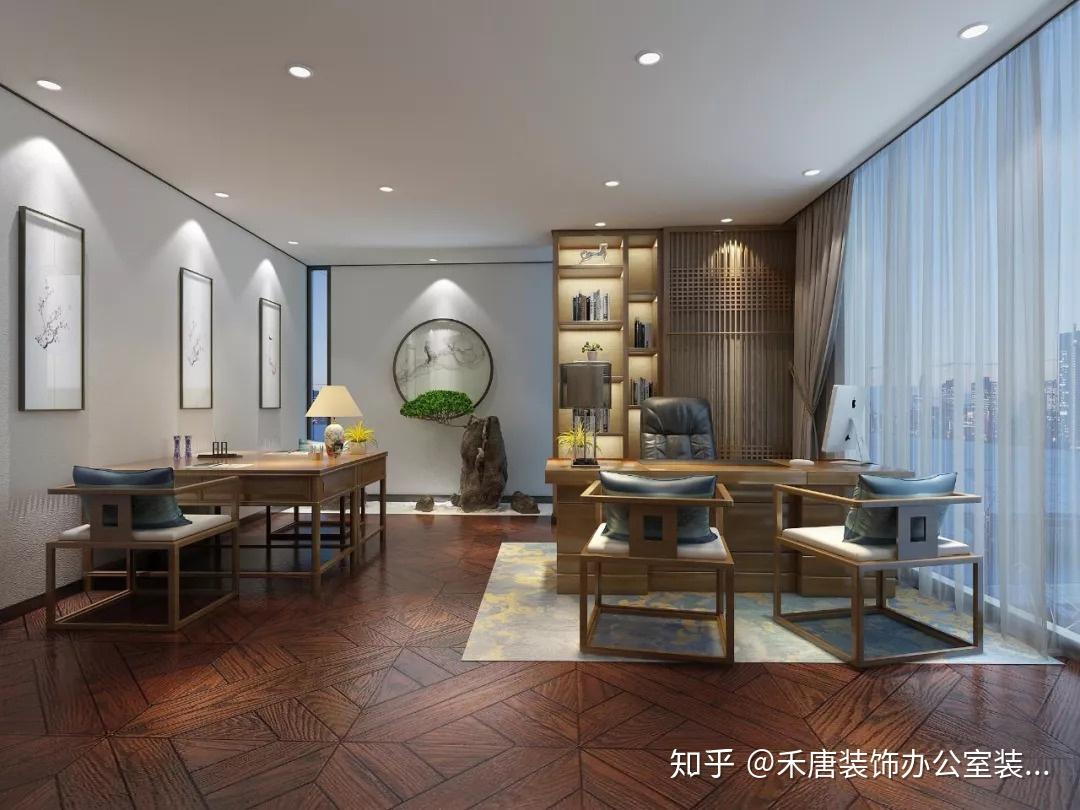 小型老总办公室效果图 老总办公室装修图 - 知乎