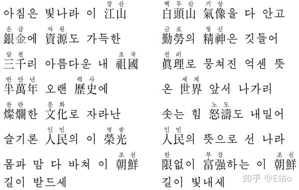 世界各国国歌歌词（一）：汉字文化圈篇
