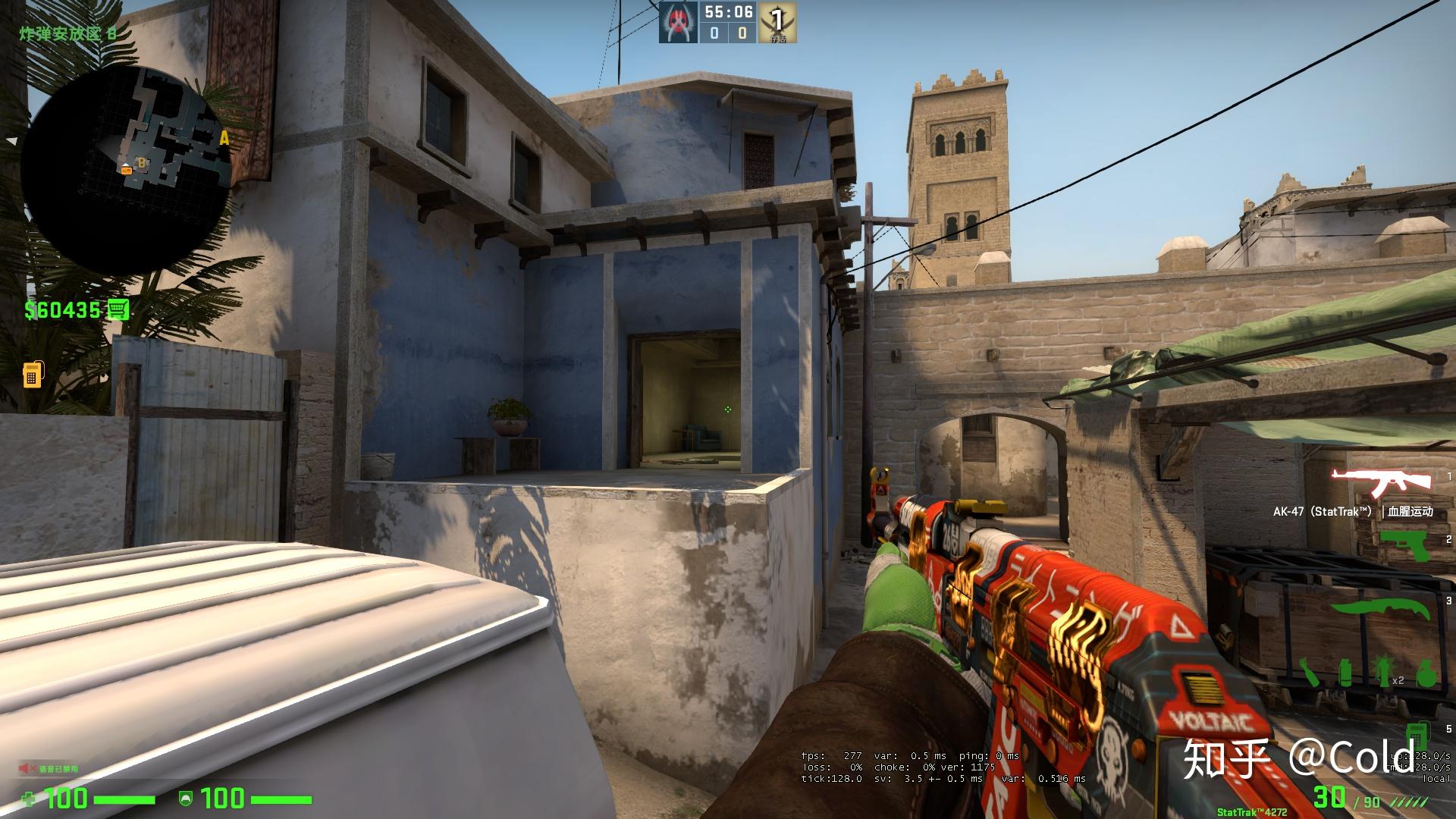 csgo地图mirage全分析(8)单人主b防守