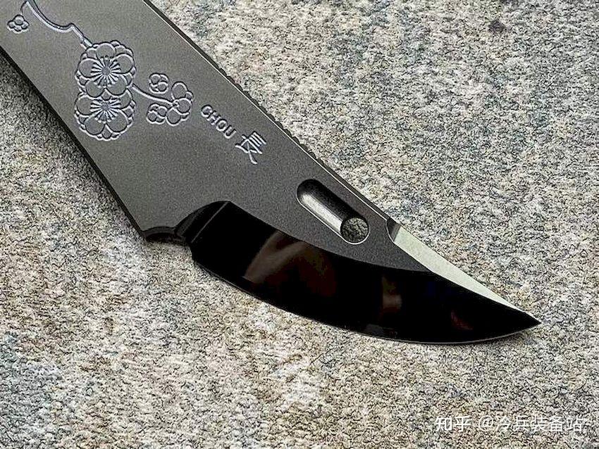 rockstead花田洋长chouetchingyxr7刃材硬度65hrc完美镜面雕刻梅花柄
