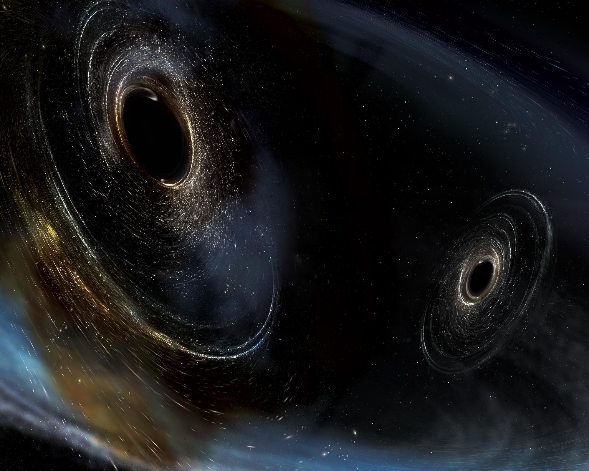 人类首次看见：黑洞吞下了宇宙最致密物质 - 哔哩哔哩