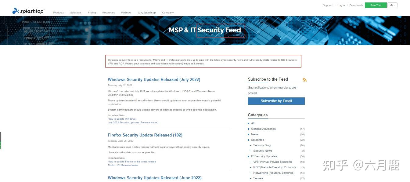 Security Feed 怎么翻译？ 知乎